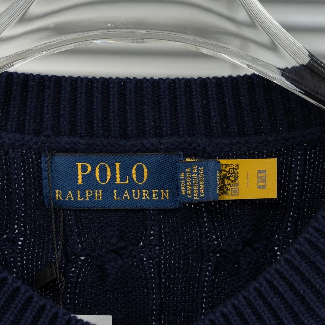 P290 top version (different currencies) You can scan the code to enter the official website. Style: Ralph Lauren POLO Ralph Lauren small label embroidered knitted cardigan jacket. Color: Picture color. Size: S-XL. Fabric: pure cotton. Accessories: full set of customized accessories. No gender distinction. Same style for men and women.